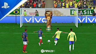 FIFA 23 ! FRANCE VS BRAZIL ! FIFA WORLD CUP FINAL ! PENALTY SHOOTOUT