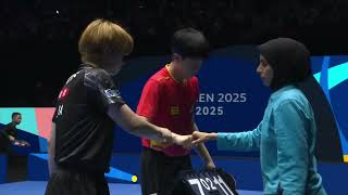 34th ITTF-ATTU Asian Cup Men's Singles - Group 2 WANG Chuqin CHN VS UDA Yukiya JPN