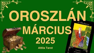 ♌️ Oroszlán Március 2025 Pénz Karrier Tarot Jóslás Csodálatos kirakás látnod kell