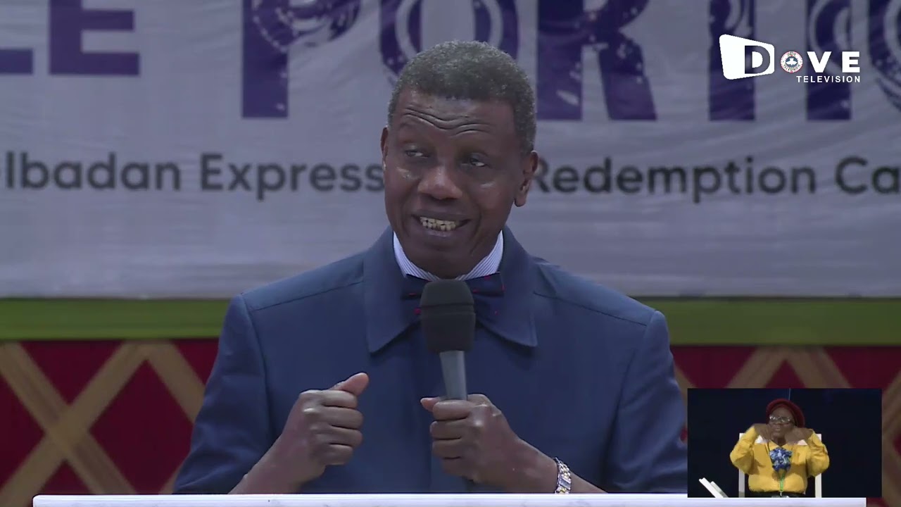 Pastor E.A Adeboye Powerful Sermon @ RCCG Day 1 Holy Ghost Congress ...