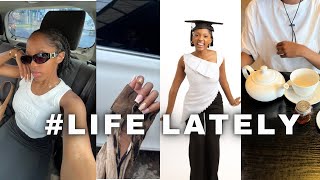 #lifelately vlog🤍 your girl graduated!maintenance, photoshoot,having mom around,grad preps \u0026 more…