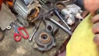 اصلاح ماطور ماء(تبديل الاجزاء الميكانيكيه )repaier water pump