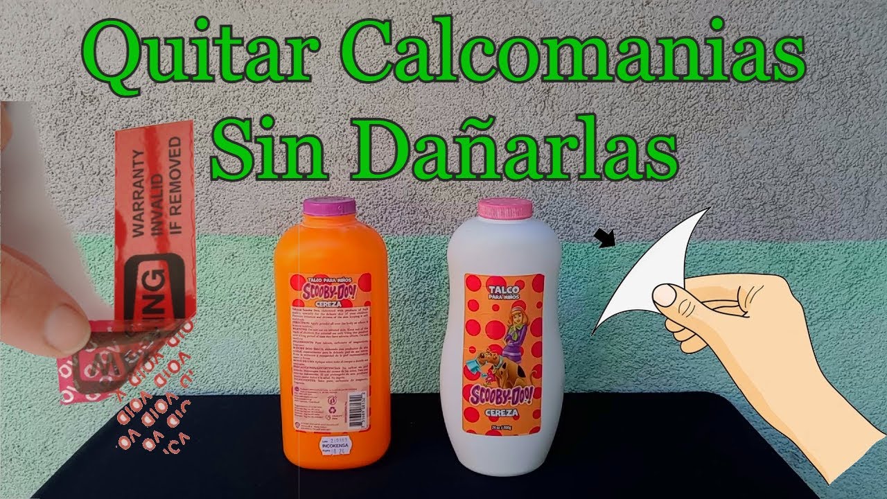 Como Quitar Calcomanias Sin Dañarlas Despegar #sticker - YouTube