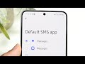 How To Make Google Messages Your Default Messaging Application! (2024)