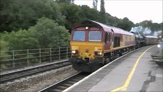 66119 drags 71000 through Bath Spa on 5Z70 20.7.11