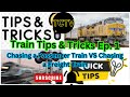 TCTV Presents: Train Tips & Tricks - Episode 1: Chasing a Passenger Train VS Chasing a Freight Train