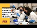 Research opportunities for ASU online students: Devils in the Details Arizona State University (ASU)