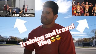 Ep.3- Squats and Bench//Bodybuilding Show- LETS TRAVEL