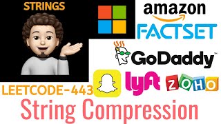 String Compression | Amazon | Snapchat | Microsoft | Leetcode 443