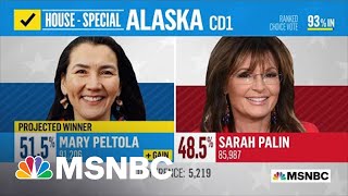 Democrat Peltola Defeats Palin In Special Alaska House Race, NBC News Projects