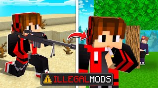 I Tested *MOST DOWNLOADED* ILLEGAL Mods in Minecraft