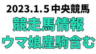 【中山金杯】中央競馬情報 2023年1月5日【ウマ娘産駒】