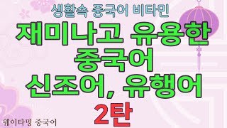 생활속 중국어 비타민 - (2탄)중국어 신조어,유행어, SNS관련용어