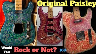 Brad Paisley's Design or Not? 1968 Fender Pink Paisley + Blue Flower Telecaster History | WYRON 160