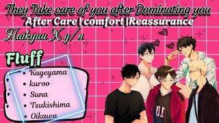 Haikyuu X y/n texting story || They take care of you after dominating you *🥰🥰*