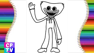 Huggy Wuggy Coloring Pages/ Huggy Wuggy is All Blue/ Justin Gamana & SVG -Universe [COPYRIGHT FREE]