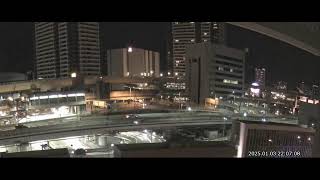 阪神高速3号神戸線 京橋PA付近 ライブカメラ Japan Hanshin Expressway No.3 Kobe Line Kyobashi rest area near Live Camera.