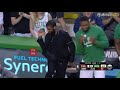 kyrie irving so impressed with terry rozier s amazing euro step！ impersonates his move）