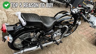 Top 5 Reason to Buy -  Bullet 350 Battalion Black Model 2025💥| Buy or Not? | On Road Price | Mileage