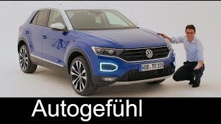 VW T-Roc REVIEW Exterior/Interior all-new Volkswagen compact SUV neu - Autogefühl
