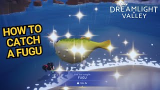 How to Catch a Fugu in Disney Dreamlight Valley + Bubble Colors