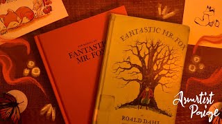 ASMR Fantastic Mr. Fox ORIGINAL copy and Art Book🦊📙🎨— Tracing, Trigger Words, Whisper Reading