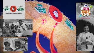 खापरावरचे मांडे | अस्सल Khandeshi Food in Bhimthadi Jatra 2024 | भीमथडी जत्रा पुणे Khadya Safar Show