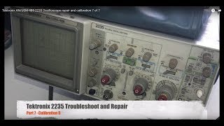 Tektronix AN/USM-488 2235 Oscilloscope repair and calibration 7 of 7