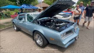 A Light Blue 1977 - 1978 Pontiac Firebird Esprit