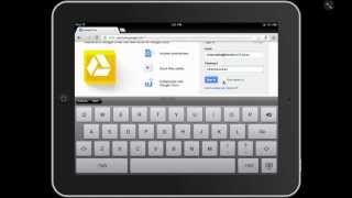 Using Google Docs/Drive on iPad