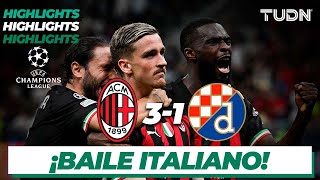 Highlights | Milan 3-1 Dinamo Zagreb | UEFA Champions League 22/23-J2 | TUDN
