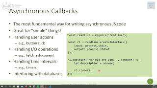 WA1-2023-L07: Asynchronous Programming (Promises), and interfacing with SQLite.
