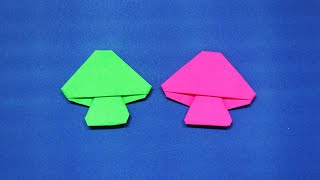 How to make mushroom origami - how to make mushroom with craft paper