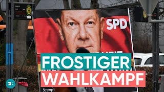 Eiskalter Wahlkampf: Zittern bis zum Schluss