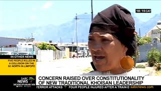 Concerns raised over the constitutionality of the Traditional and Khoi-San Leadership Act