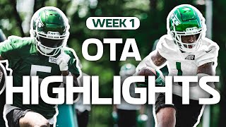 Aaron Rodgers and The New York Jets Wrap Week 1 of OTA's