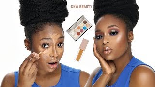 KKW BEAUTY CONCEALER,  KKW X MARIO PALETTE REVIEW.  SHOULD YOU BUY IT?