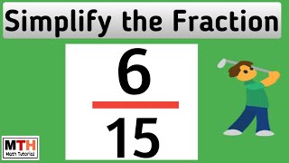 Simplified form of the fraction 6/15 || 6/15 simplified || 6/15 simplest