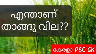 എന്താണ് താങ്ങ് വില? Kerala PSC GK For Kerala PSC Degree level Exam| Top Rank