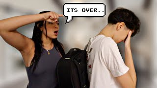 BREAKING UP WITH MY GIRLFRIEND *PRANK* | HALI AND ALO