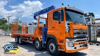 Hino S700 12 ล้อ กระบะหางปลาท้ายลาด - รถบรรทุก