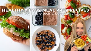 Healthy & Easy Meal Prep Recipes | Gluten-free High-protein Meals Under 3€
