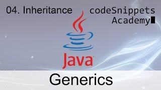 Java Generics 04. Generic Inheritance