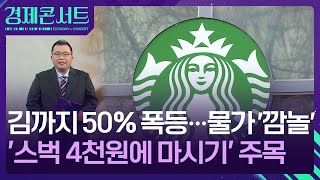 김도 48% 폭등…물가 폭등에 지출 줄이는 팁 [경제콘서트] / KBS  2025.01.13.