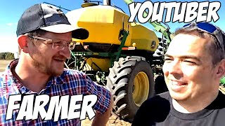 Farming Simulator YouTuber Tries to be a Real Life Farmer for a Day