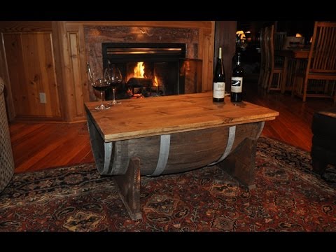 How to Build a Whiskey Barrel Coffee Table How to Build a Whiskey Barrel Coffee Table