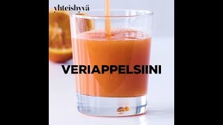 Mehukasta mehua veriappelsiinista