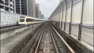 20241215 新北捷運CF610 新北產業園區→大坪林 路程景