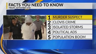 KRQE Newsfeed: Fight to keep suspect behind bars, Clovis crime, Isolated storms, Political ads, Road