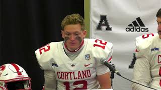 NCAA Division III Football Tournament - Quarterfinals - Post Game Press Conference - SUNY Cortland